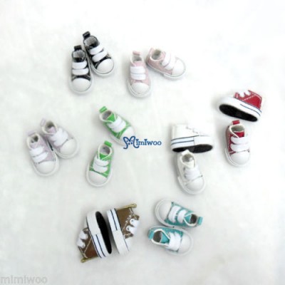 1/6 Bjd Neo Blythe Doll PU Leather MICRO Shoes Sneaker White SHP125WHE